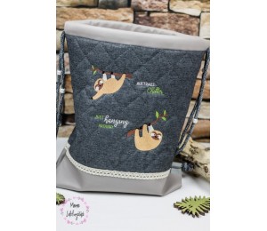 Stickserie - Faultiere Maxi Set inkl. ITH MugRug & Taschen